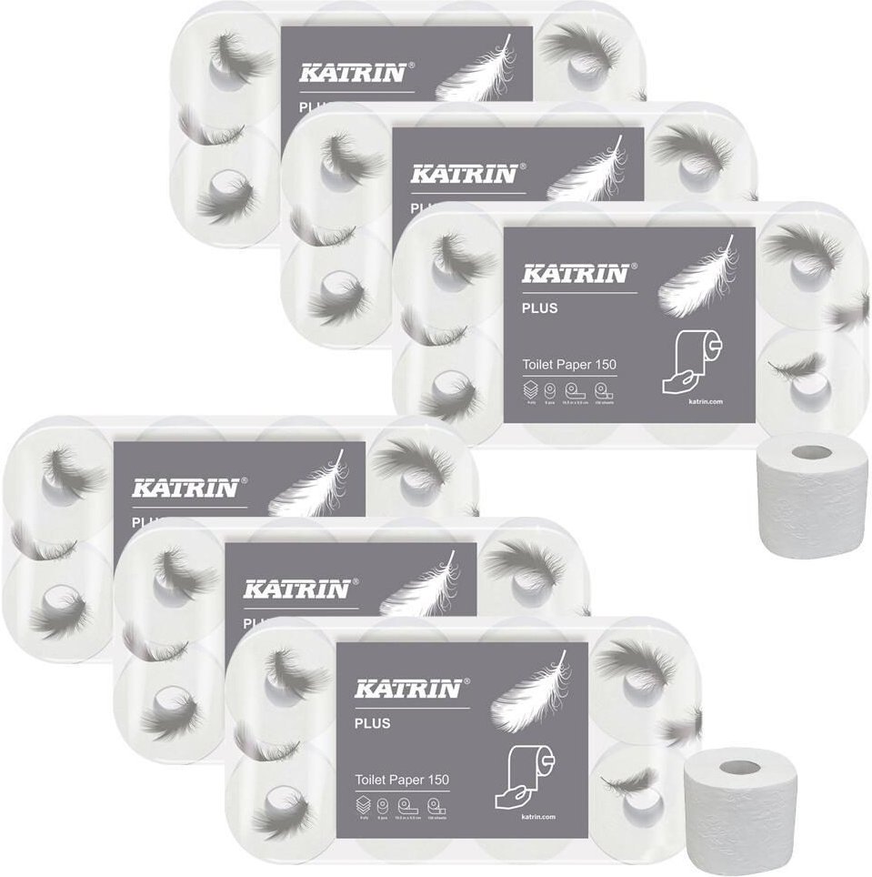KATRIN Toilettenpapier PLUS 150 4-lagig