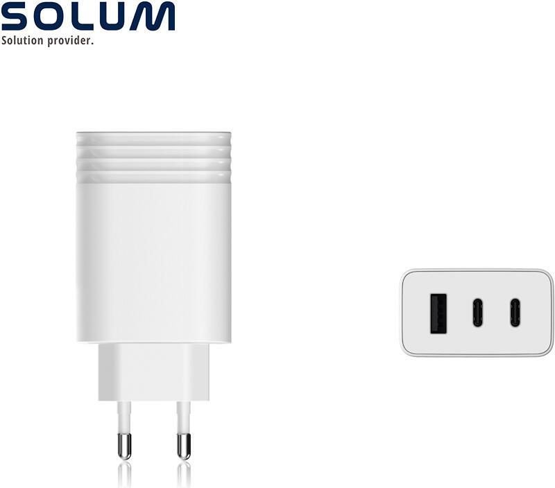 Solum Charger 65W 3port