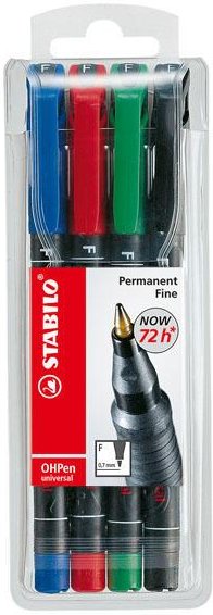Thumbnail - STABILO OHPen universal Folienstifte-Set 0.7 mm Mehrfarbig