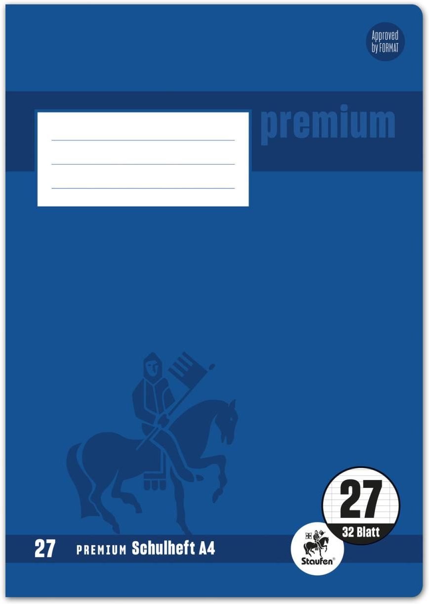 Staufen® Doppelheft liniert DIN A4 32 Blätter
