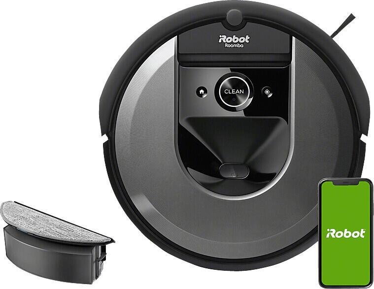 iRobot Roomba Combo i8 Saug-und Wischroboter, Schwarz
