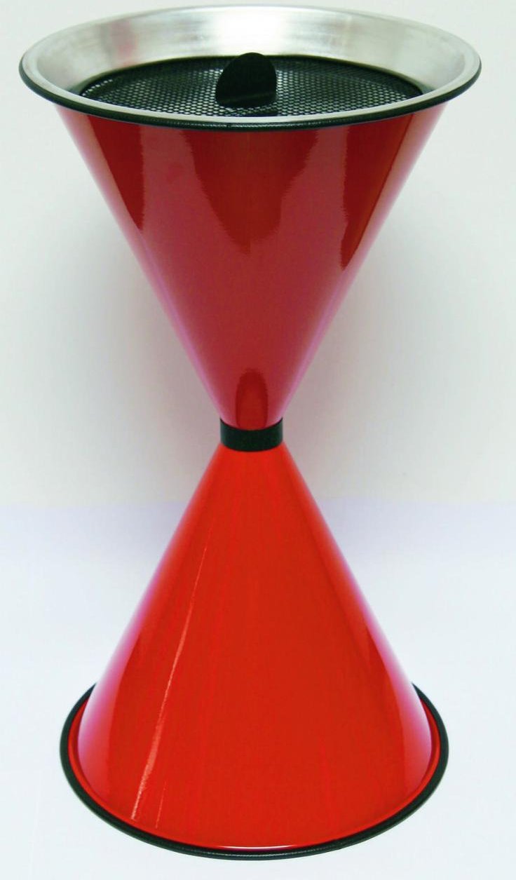 Thumbnail - SZ Metall Standaschenbecher rot