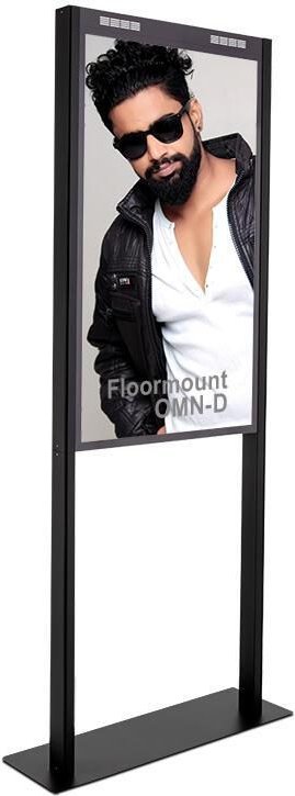 Hagor Floormount Standsystem zur Verschraubung am Boden für Samsung OM46N-D