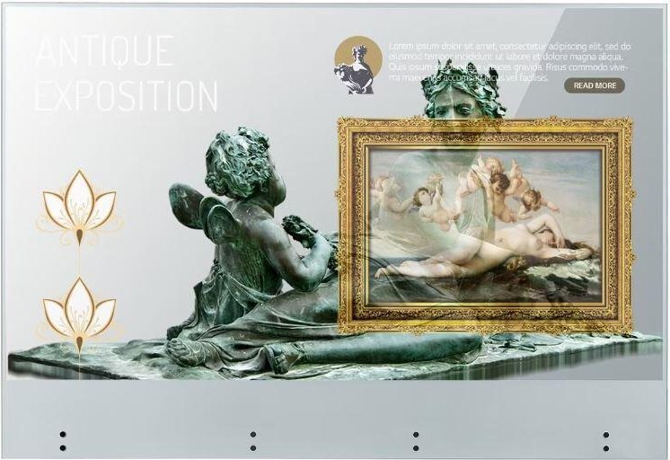 LG 55EW5TK-A Transparentes OLED Display 139 cm 55 Zoll