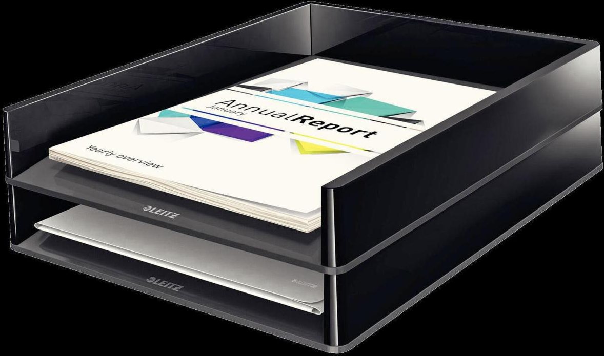 Thumbnail - LEITZ Briefablage DIN A4 schwarz/grau