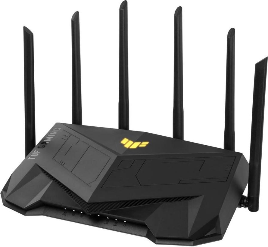 ASUS TUF Gaming AX6000 AiMesh Dual Band WLAN kombinierbarer Router (Tethering als 4G und 5G Router-Ersatz, WiFi 6, dediz