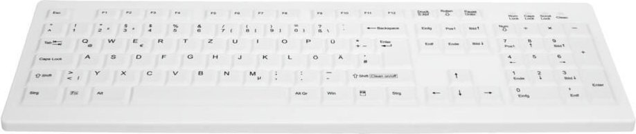 Active Key AK-C8100 Desinfizierbare Tastatur mit Cursor-Tasten