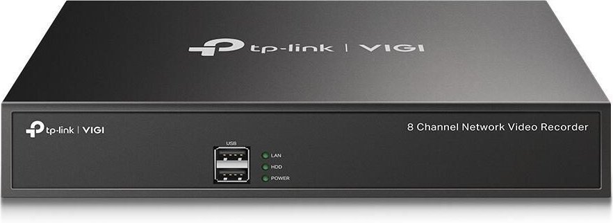 Thumbnail - TP-Link VIGI NVR1008H 8 Kanal Netzwerk Video Recorder, 1x bis zu 10TB SATA HDD intern montierbar, Rack-fähig