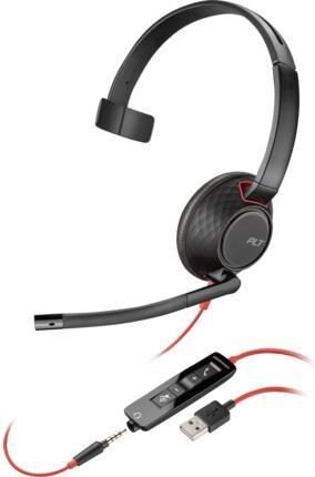 Poly Blackwire 5210 Monaurales On-Ear Headset