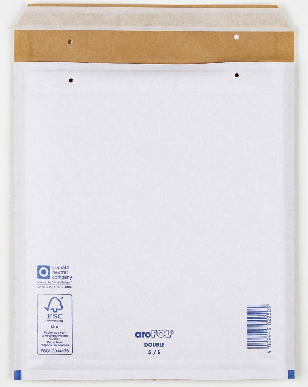 Thumbnail - aroFOL® DOUBLE 5/E Luftpolstertaschen für DIN C5 grauweiß