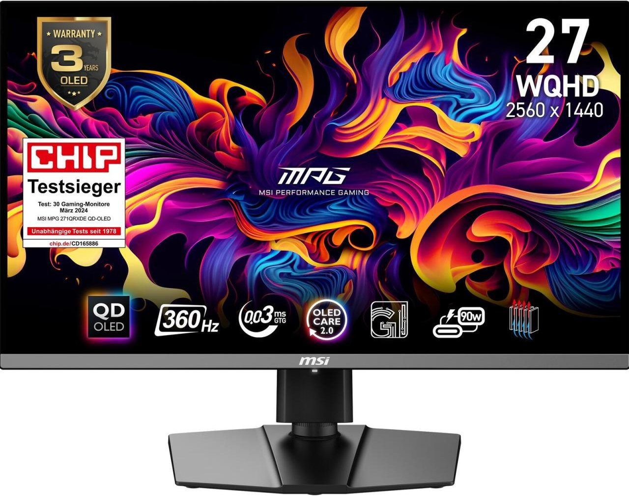 MSI MPG 271QRXDE Gaming Monitor 67.31cm (26.5")
