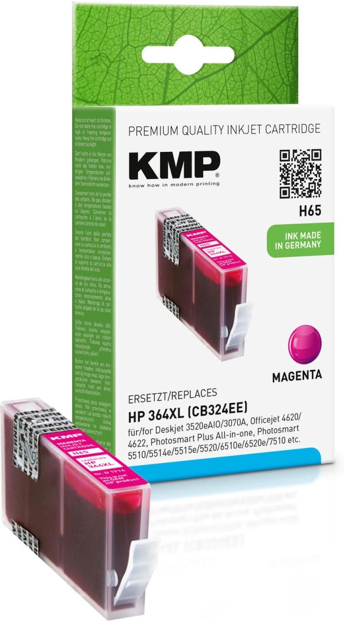 KMP Druckerpatrone H65 magenta kompatibel zu HP 364XL (CB324EE)