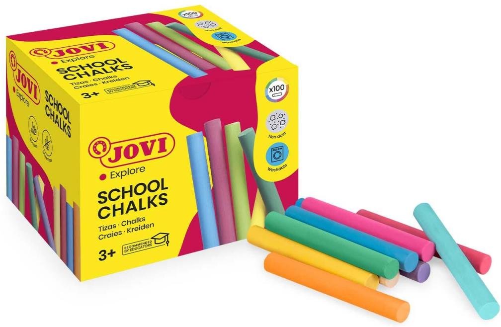 Thumbnail - JOVI School Chalks Kreide Mehrfarbig