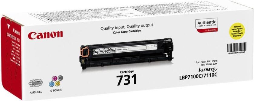 Canon Original Toner 731Y gelb 1.500 Seiten (6269B002)