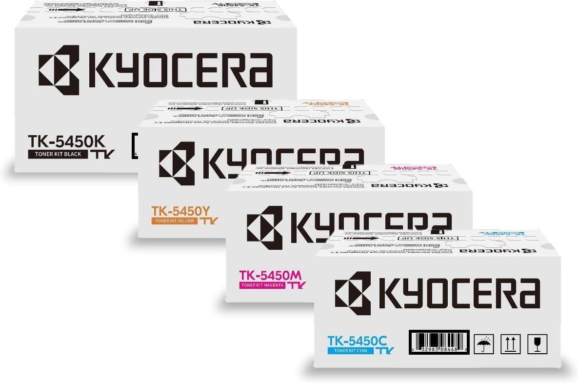 Kyocera Original TK-5450 Toner - 4er Multipack cyan, magenta, gelb, schwarz