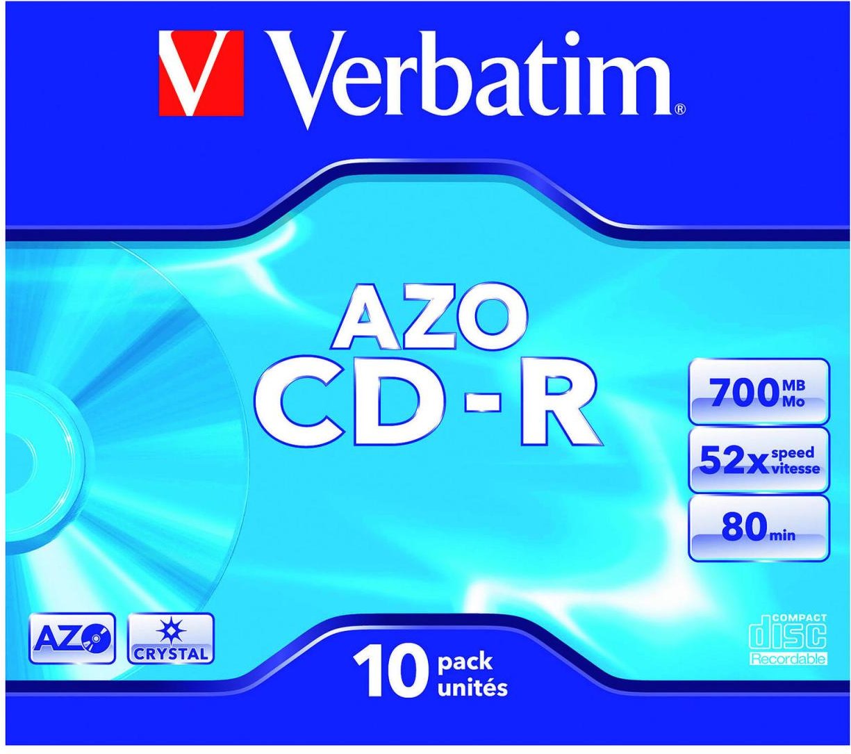Verbatim CD-R 700MB 52x 10er Jewel Case