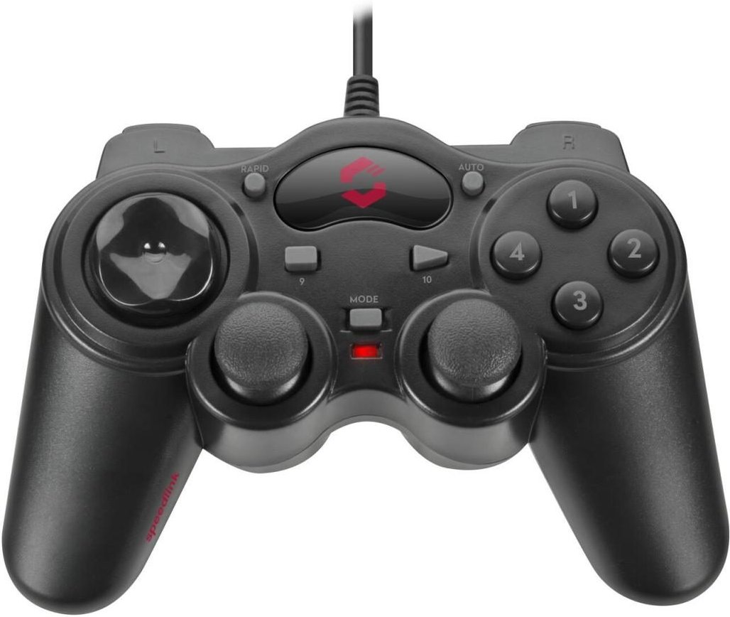Speedlink THUNDERSTRIKE Gamepad für PC, schwarz