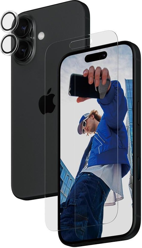 PanzerGlass® 2-in-1 Schutzset für iPhone 16