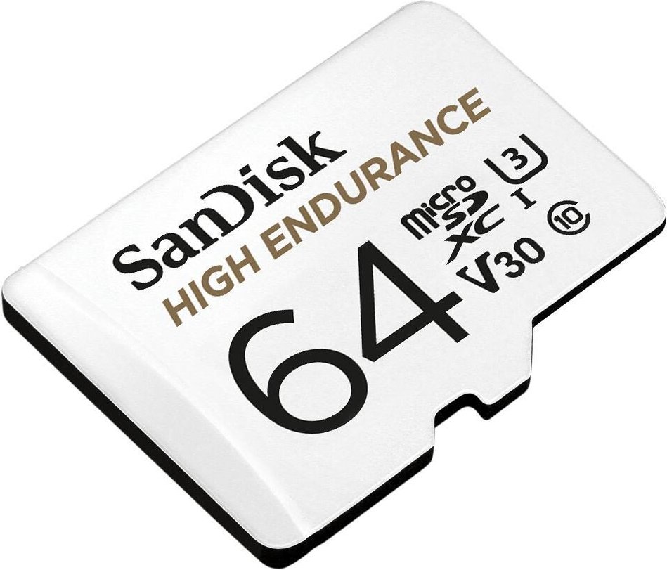 SanDisk High Endurance microSDXC Speicherkarte 64GB + SD Adapter