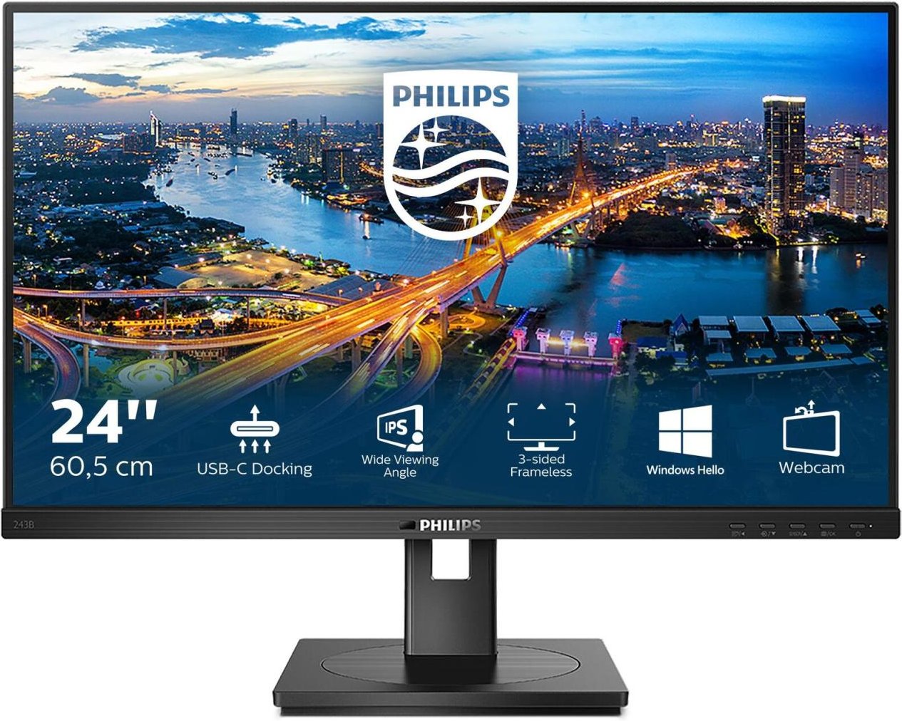 Philips 243B1 Monitor 60,5 cm (23,8 Zoll)