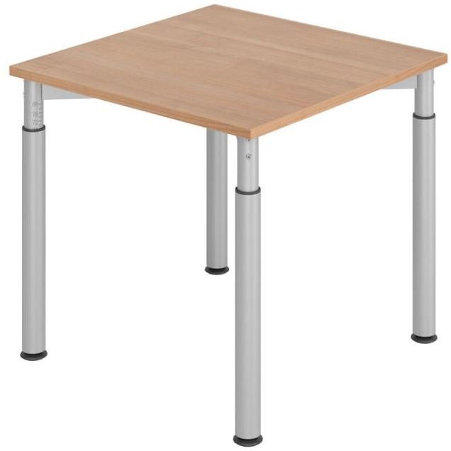 HAMMERBACHER höhenverstellbarer Schreibtisch VYS08/N/S nussbaum