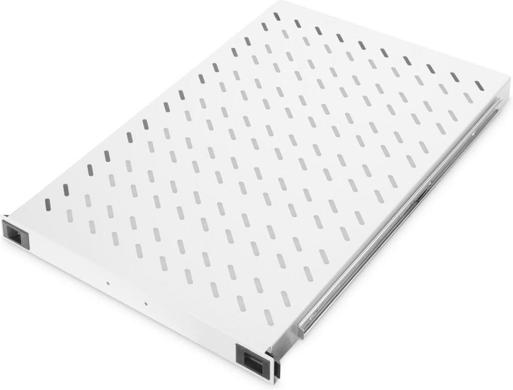 Digitus Fachboden 19"-Schränke ausziehbar ab 1.000mm Tiefe bis 65kg 1HE RAL7035 grau
