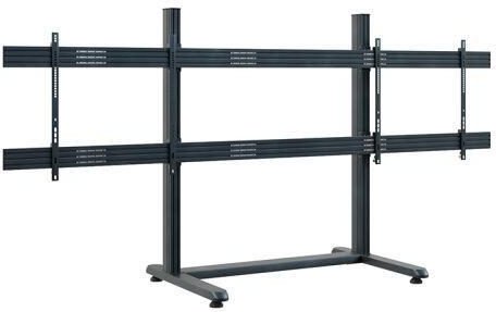 Hagor comPROnents® Standsystem freistehend für 2 Displays 75-86 Zoll
