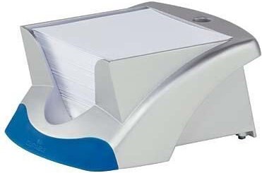 DURABLE Zettelbox silber/blau inkl. 500 Notizzetteln