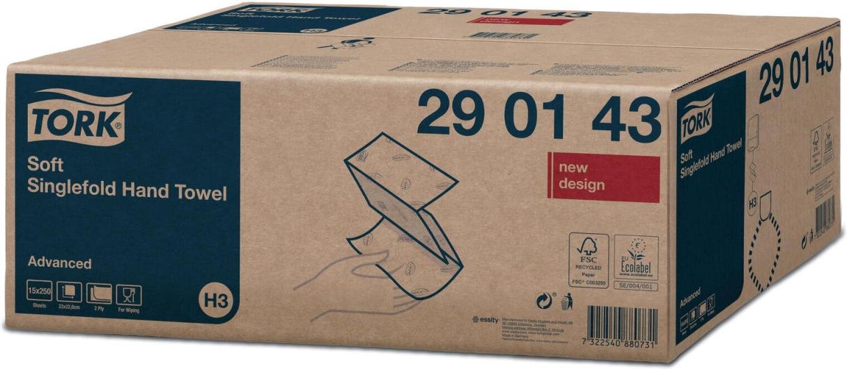 Thumbnail - TORK Papierhandtücher Advanced Soft 2-lagig