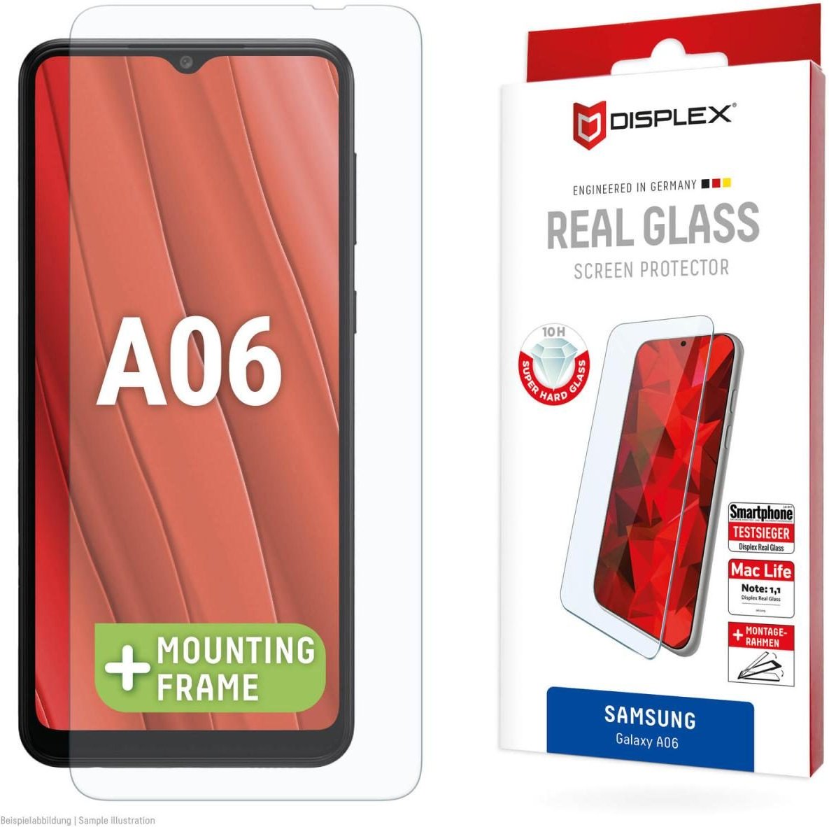 DISPLEX Schutzglas für Samsung Galaxy A06
