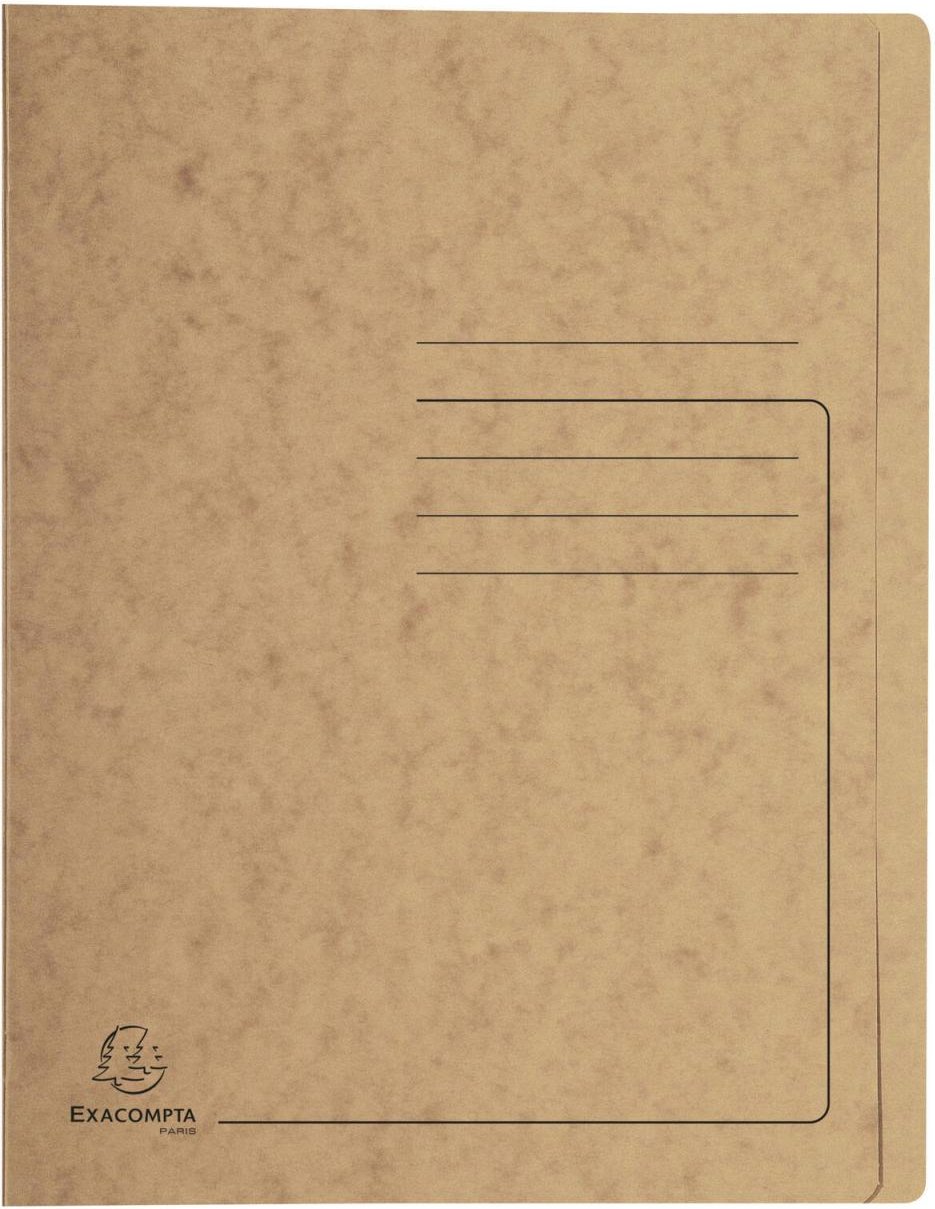 Exacompta Schnellhefter DIN A4 Colorspankarton braun