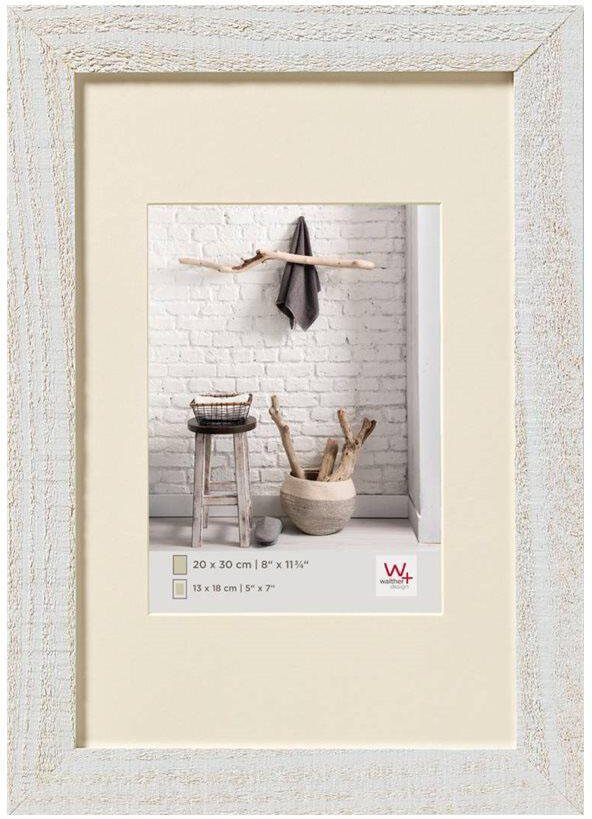 walther design Bilderrahmen Home 35,1 x 45,1 cm polarweiß