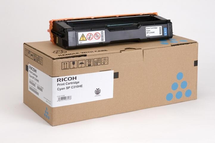 Ricoh Original Type SP C310E Toner cyan 2.500 Seiten (406349) für SP C320DN