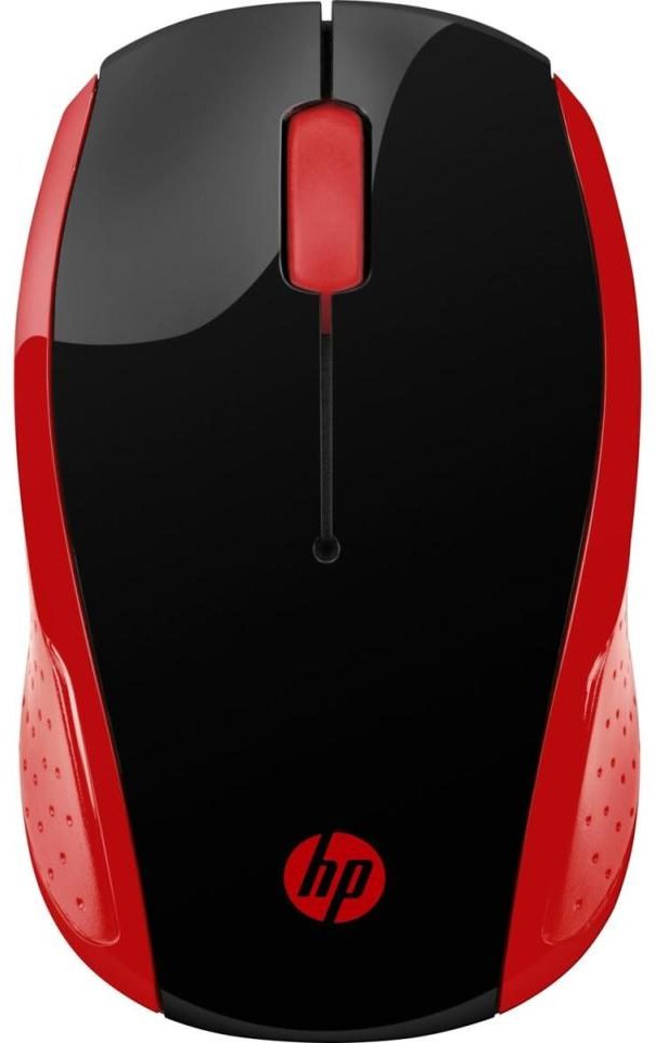 HP 200 Wireless Maus rot