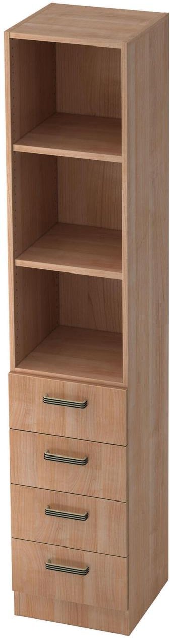 HAMMERBACHER Regalschrank 7600 SG, V7600/N/N/SG nussbaum