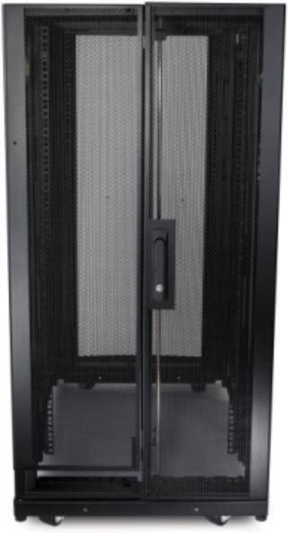 APC NetShelter SX, 24 HE Server Rack-Gehäuse, 600 mm x 1070 mm, mit schwarzen Seitenteilen (AR3104)