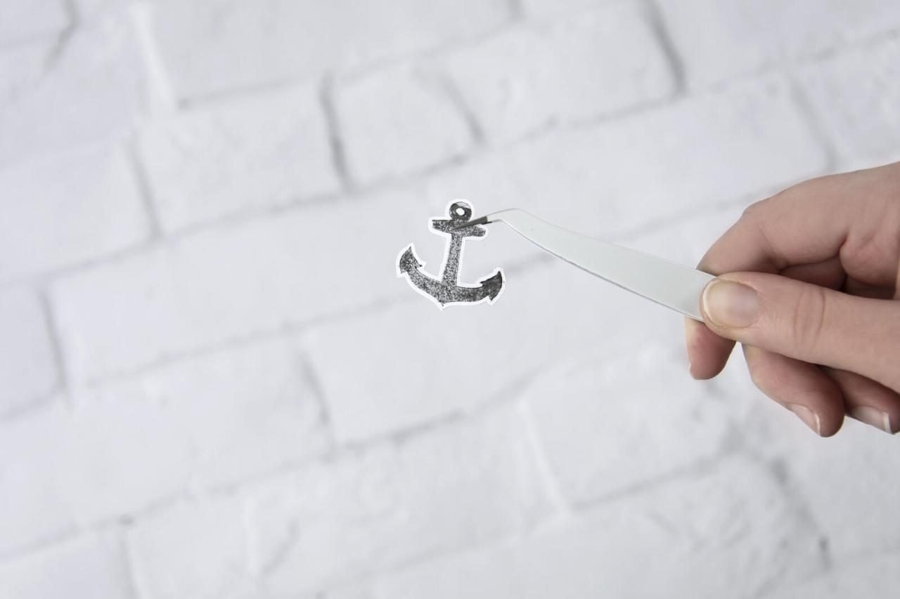 plottiX Pinzette für Schneideplotter weiß