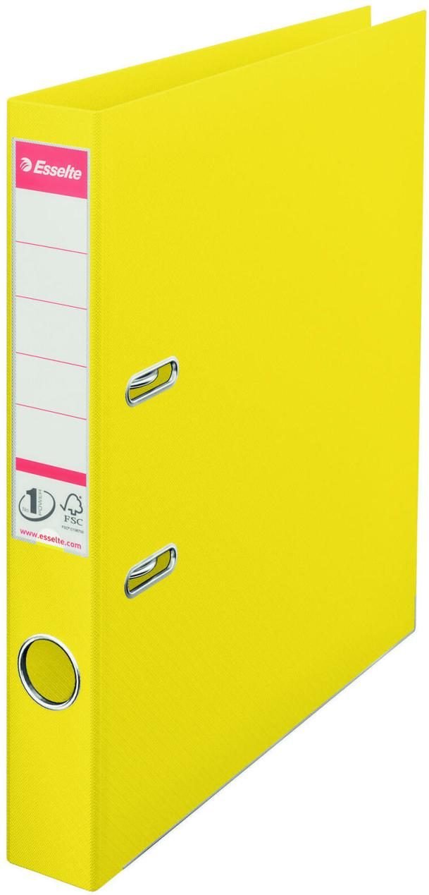 Thumbnail - Esselte Ordner Rückenbreite 5 cm DIN A4 Kunststoff intensiv-gelb