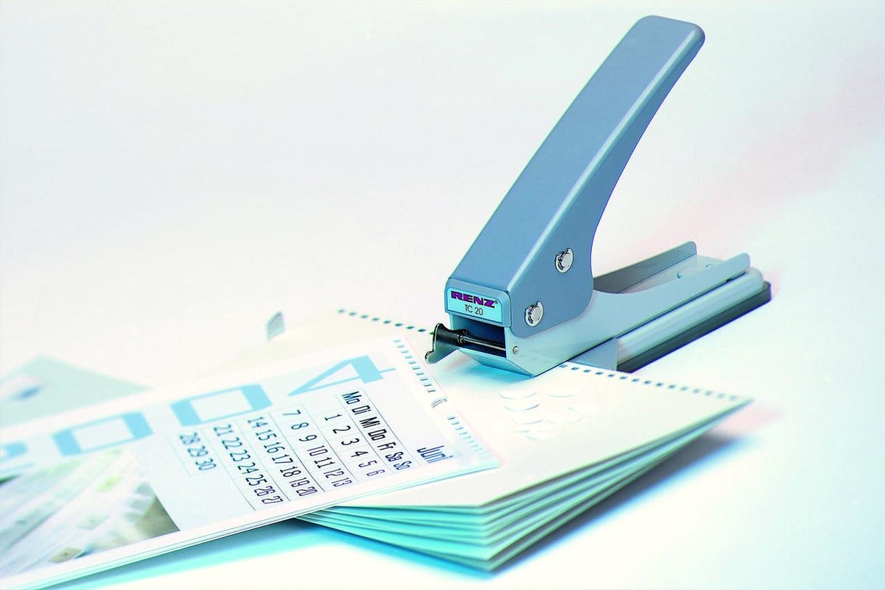 RENZ Daumenlochstanze TC20 grau