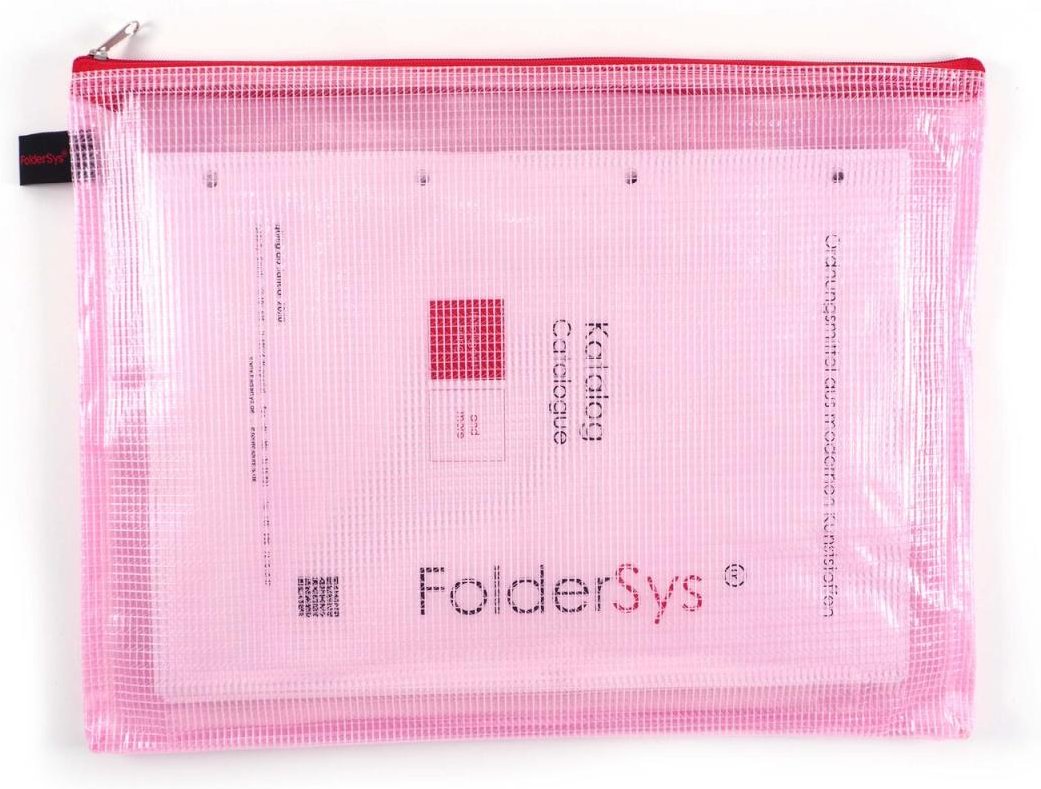 Thumbnail - FolderSys Reißverschlussbeutel A4 rot