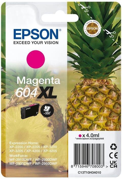 Epson Original 604XL Ananas Druckerpatrone - magenta (C13T10H34010)