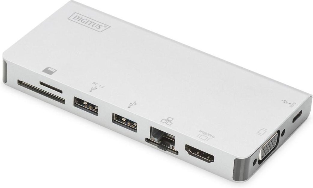 DIGITUS Universal USB-C Multiport Dock 8 Port USB-C