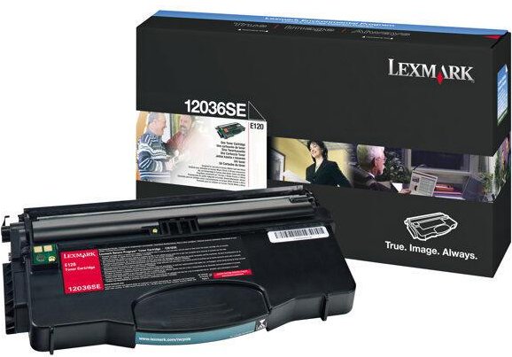 Lexmark Original Toner Standard Variante - E120 schwarz 2.000 Seiten (12036SE)