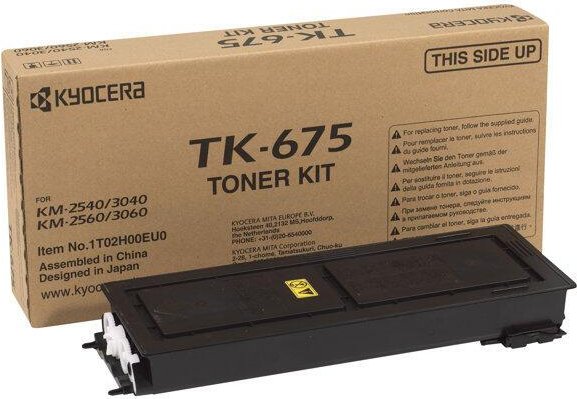 Kyocera Original TK-675 Toner schwarz 20.000 Seiten (1T02H00EU0) für KM-2540, 2560, 3040, 3060