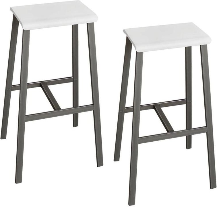 Thumbnail - HAMMERBACHER Barhocker weiß (2er-Set)