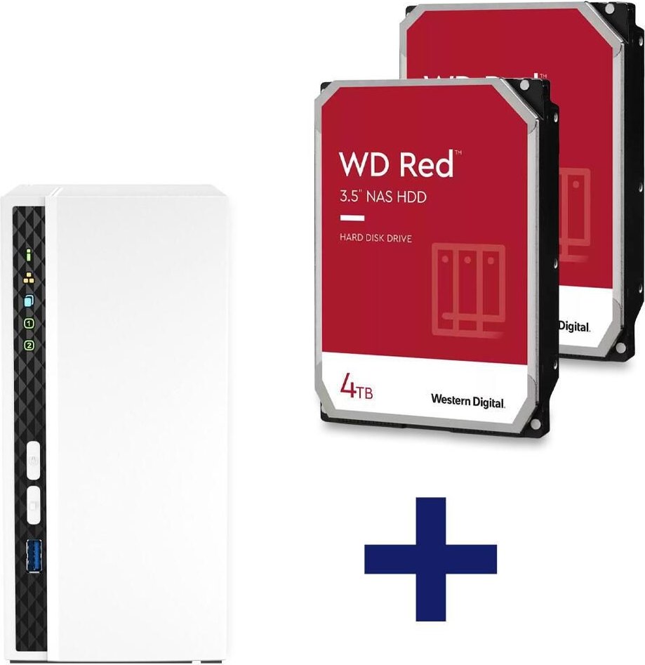 QNAP TS-233 & 8TB WesternDigital NAS Bundle