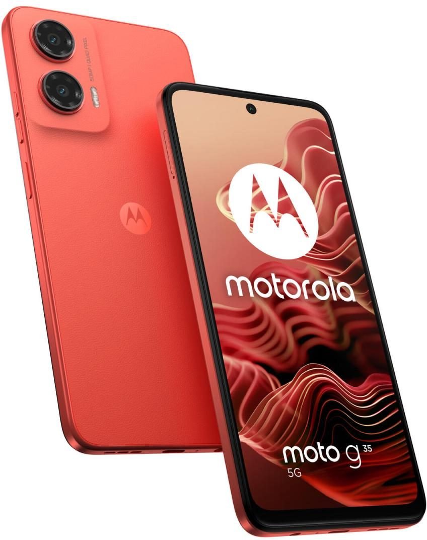 Motorola Moto G35 - 5G Smartphone 4GB/128GB (6.72"), guava rot
