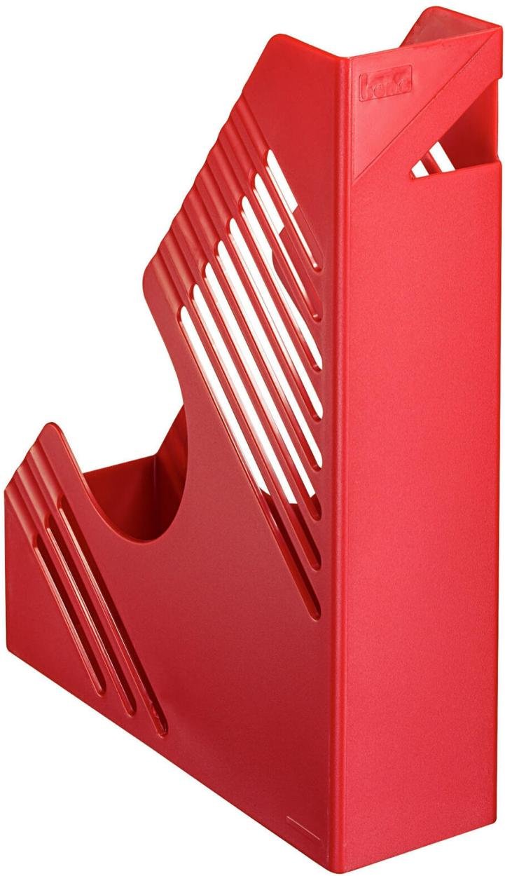 Thumbnail - bene Stehsammler Polystyrol rot , DIN A4