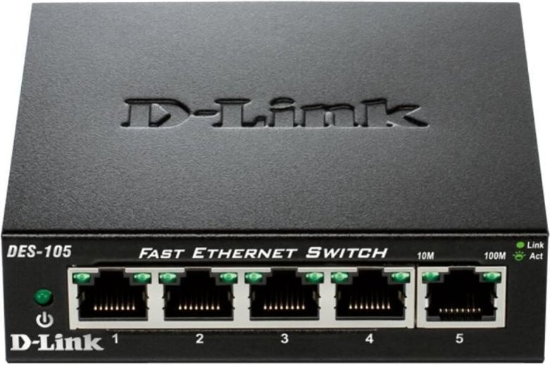 D-Link DES-105 5-Port 100MBit/s Switch