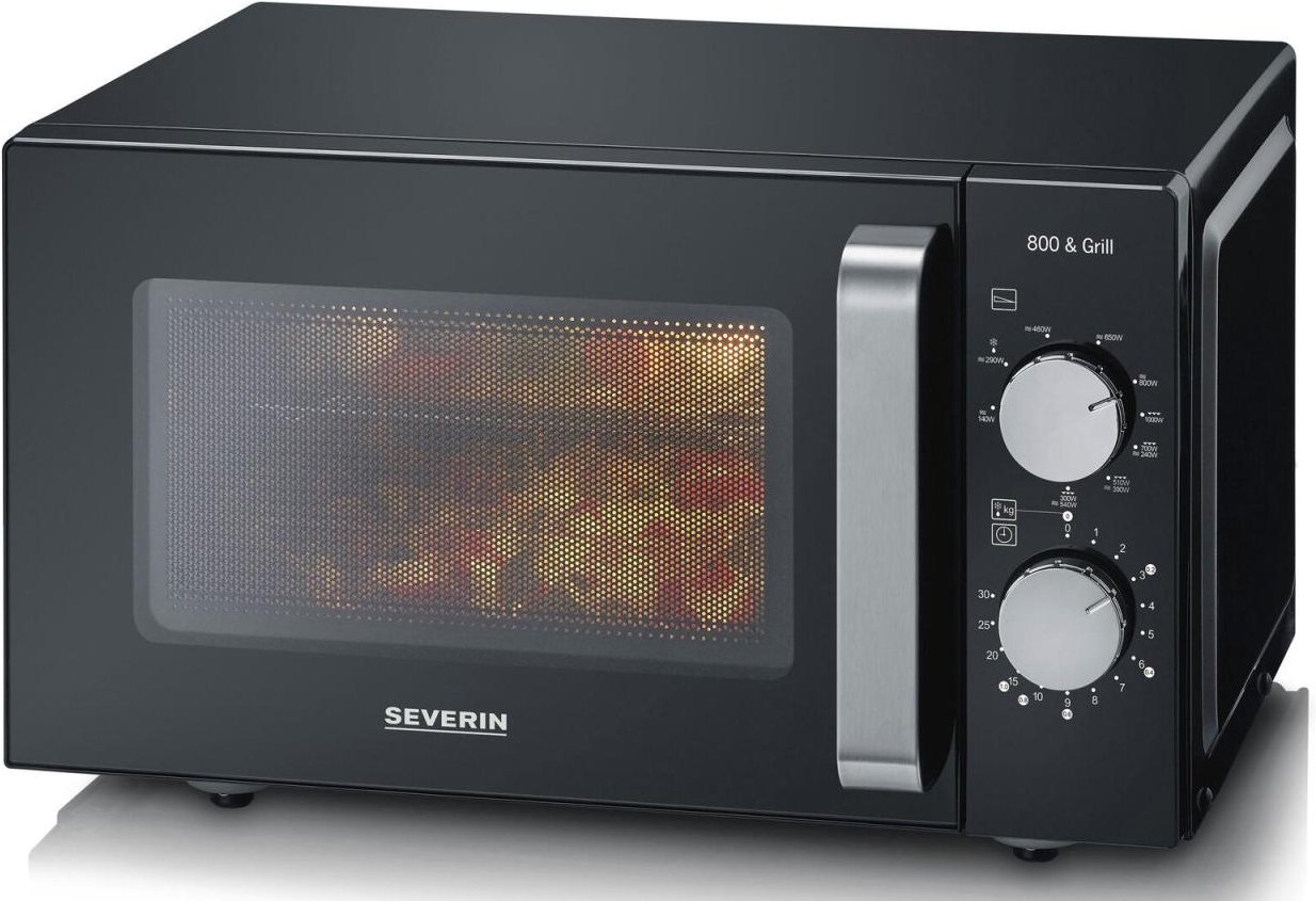 Thumbnail - Severin Mikrowelle MW 7762 schwarz, edelstahl